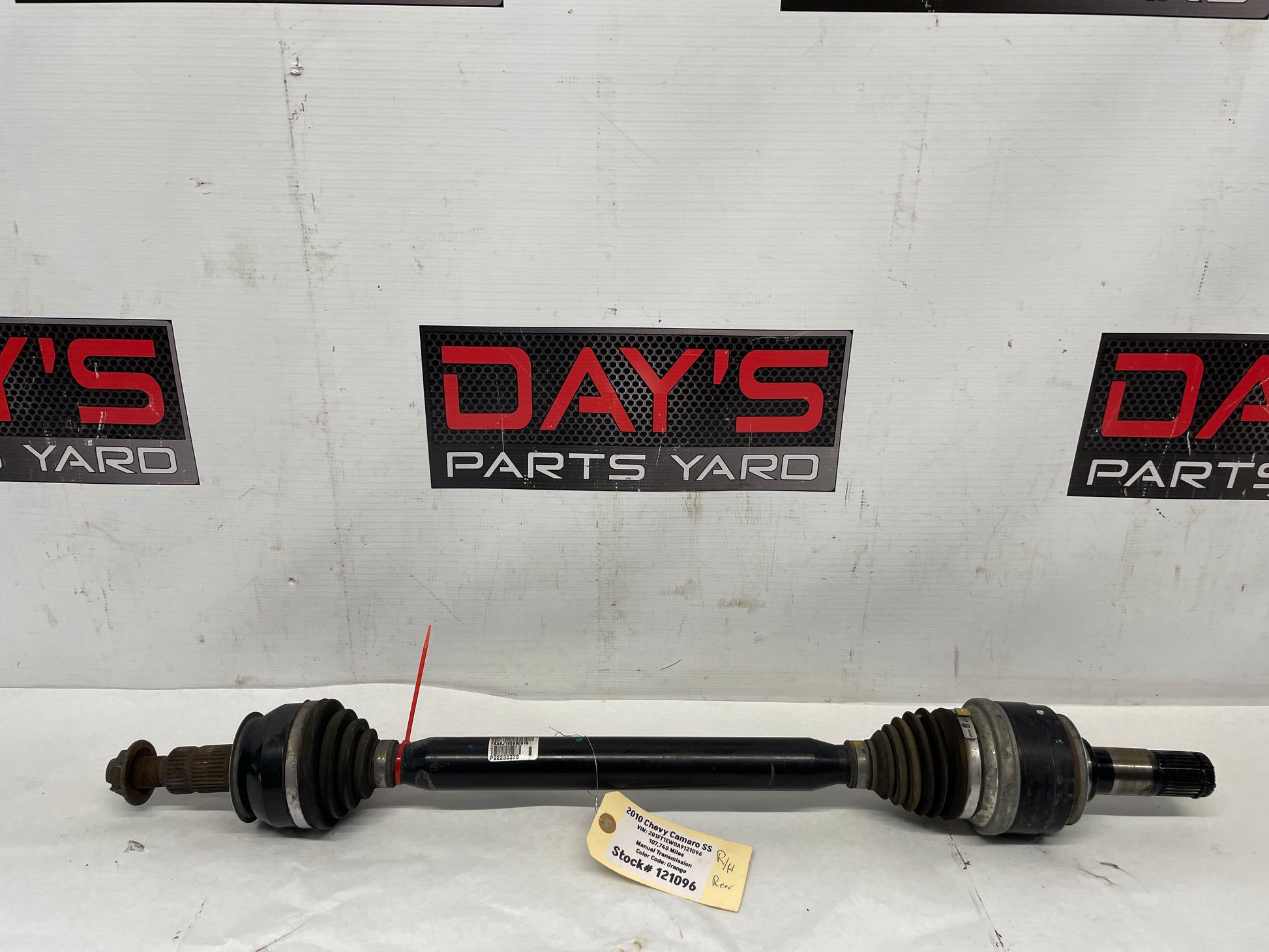 2010 Chevy Camaro SS RH Passenger Rear CV Axle Half Shaft Assembly OEM - Day's Parts Yard