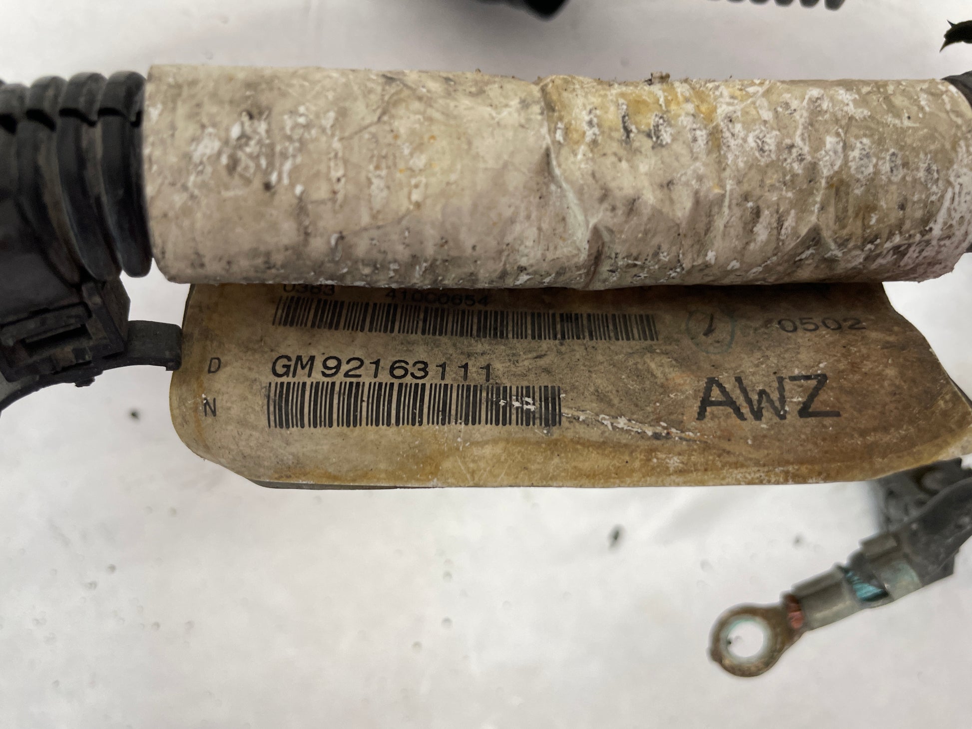 2005 Pontiac GTO Starter Alternator Positive Negative Battery Cable Wire Wiring Harness OEM - Day's Parts Yard