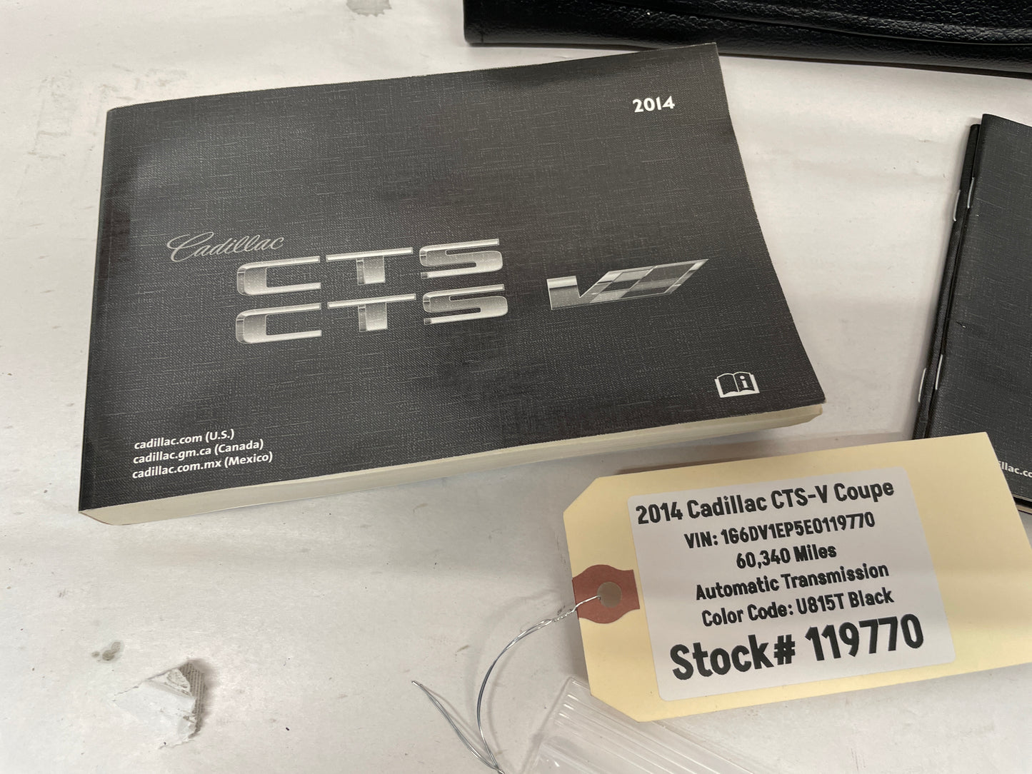 2014 Cadillac CTS-V Coupe Owners Manual Book Booklet OEM