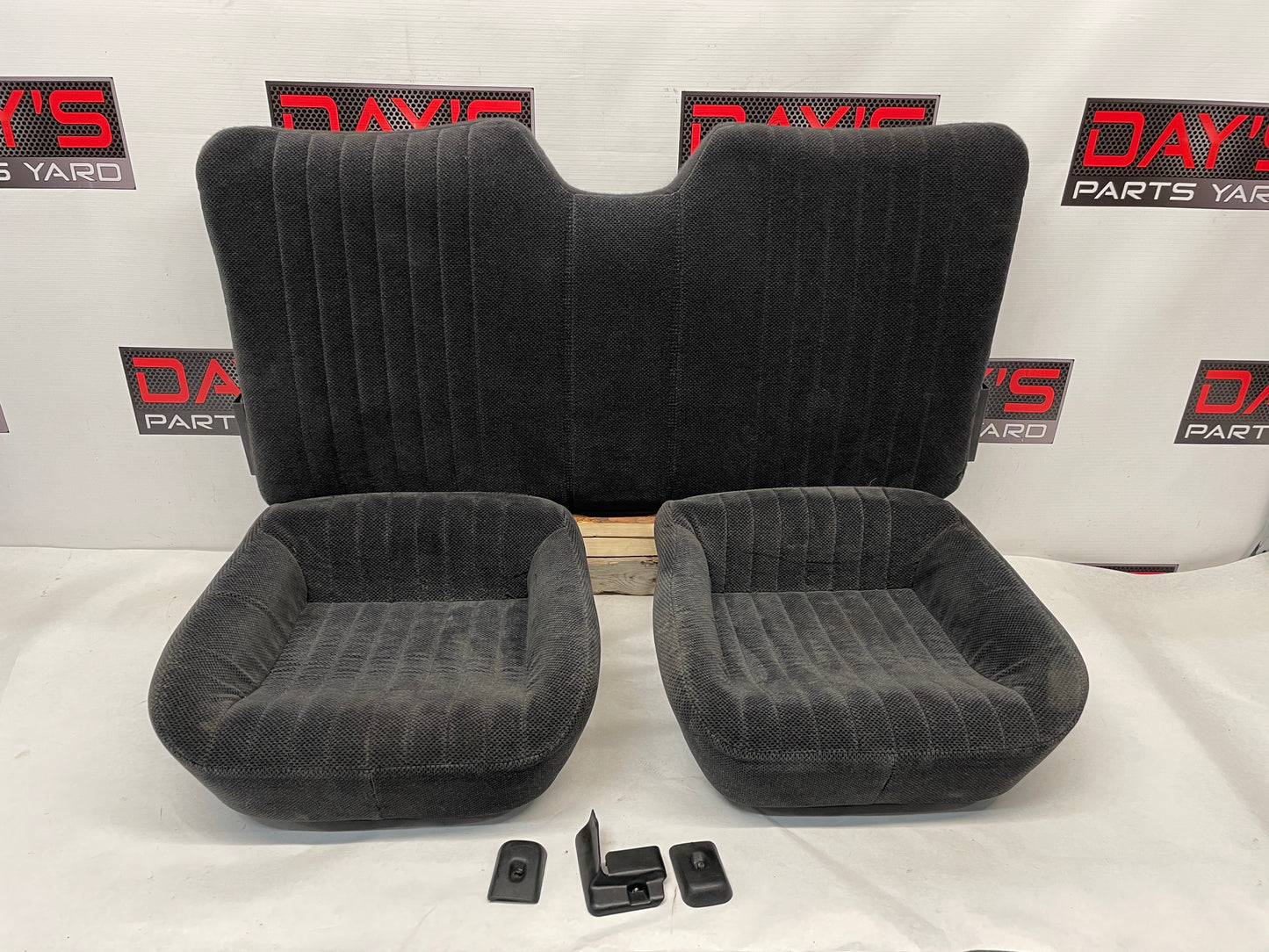 2000 Pontiac Firebird Trans Am Formula Seats Fronts and Rears Ebony Black Cloth OEM