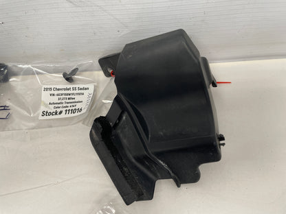 2015 Chevy SS Sedan Radiator Core Support Splash Shield Air Inlet Baffle OEM - Day's Parts Yard