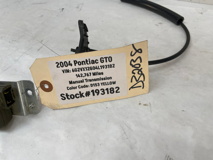 2004 Pontiac GTO Trunk Deck Lid Lock Actuator OEM - Day's Parts Yard