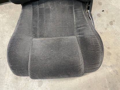 2000 Pontiac Firebird Trans Am Formula Seats Fronts and Rears Ebony Black Cloth OEM