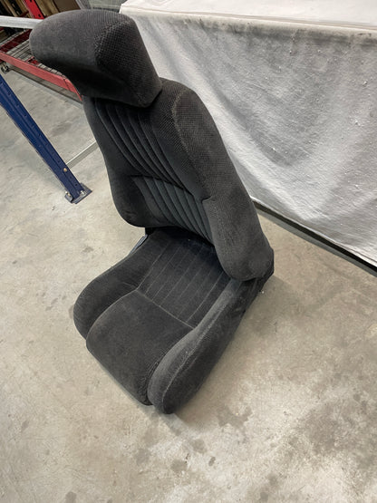 2000 Pontiac Firebird Trans Am Formula Seats Fronts and Rears Ebony Black Cloth OEM
