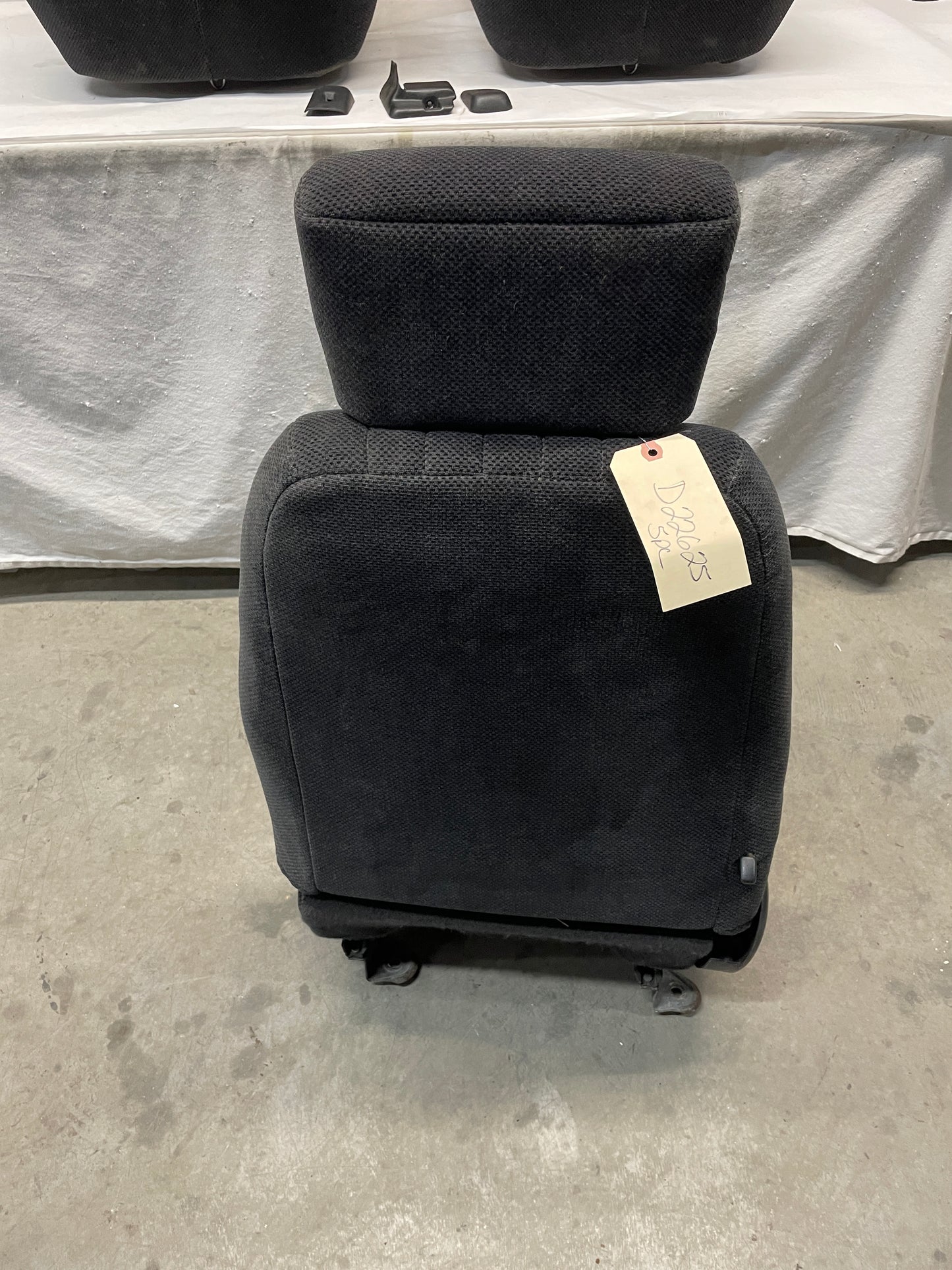 2000 Pontiac Firebird Trans Am Formula Seats Fronts and Rears Ebony Black Cloth OEM
