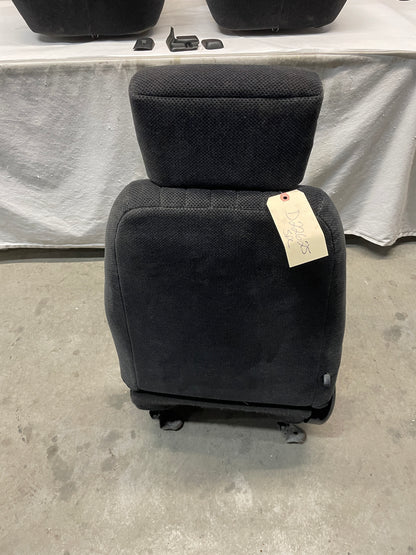 2000 Pontiac Firebird Trans Am Formula Seats Fronts and Rears Ebony Black Cloth OEM