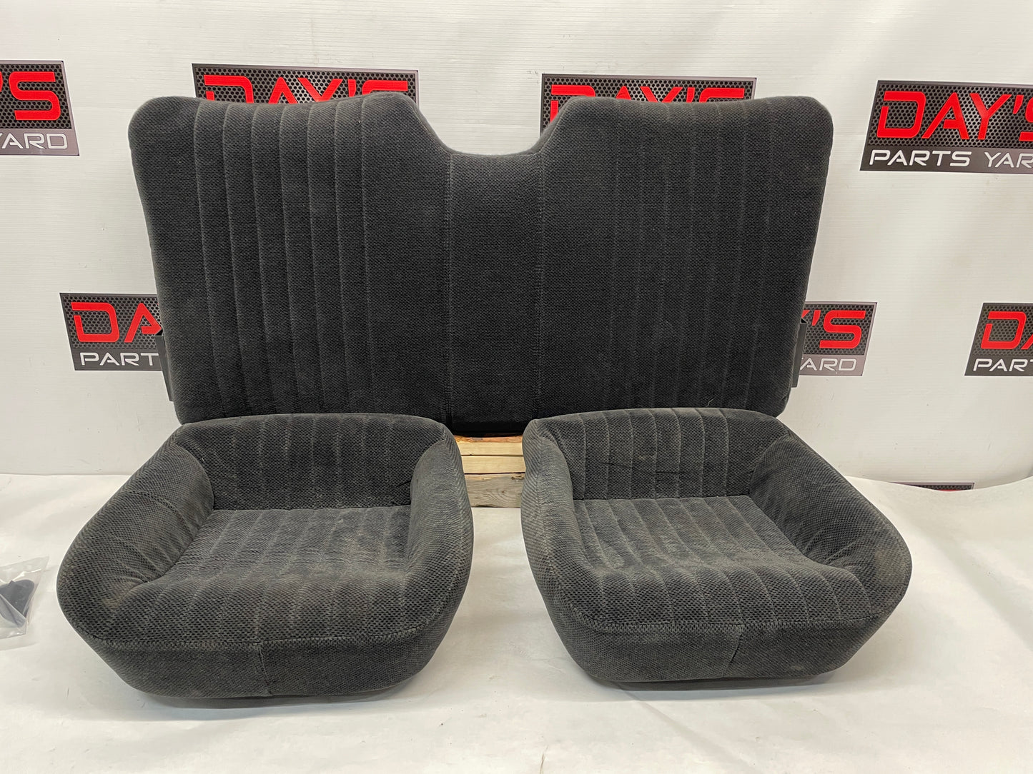2000 Pontiac Firebird Trans Am Formula Seats Fronts and Rears Ebony Black Cloth OEM