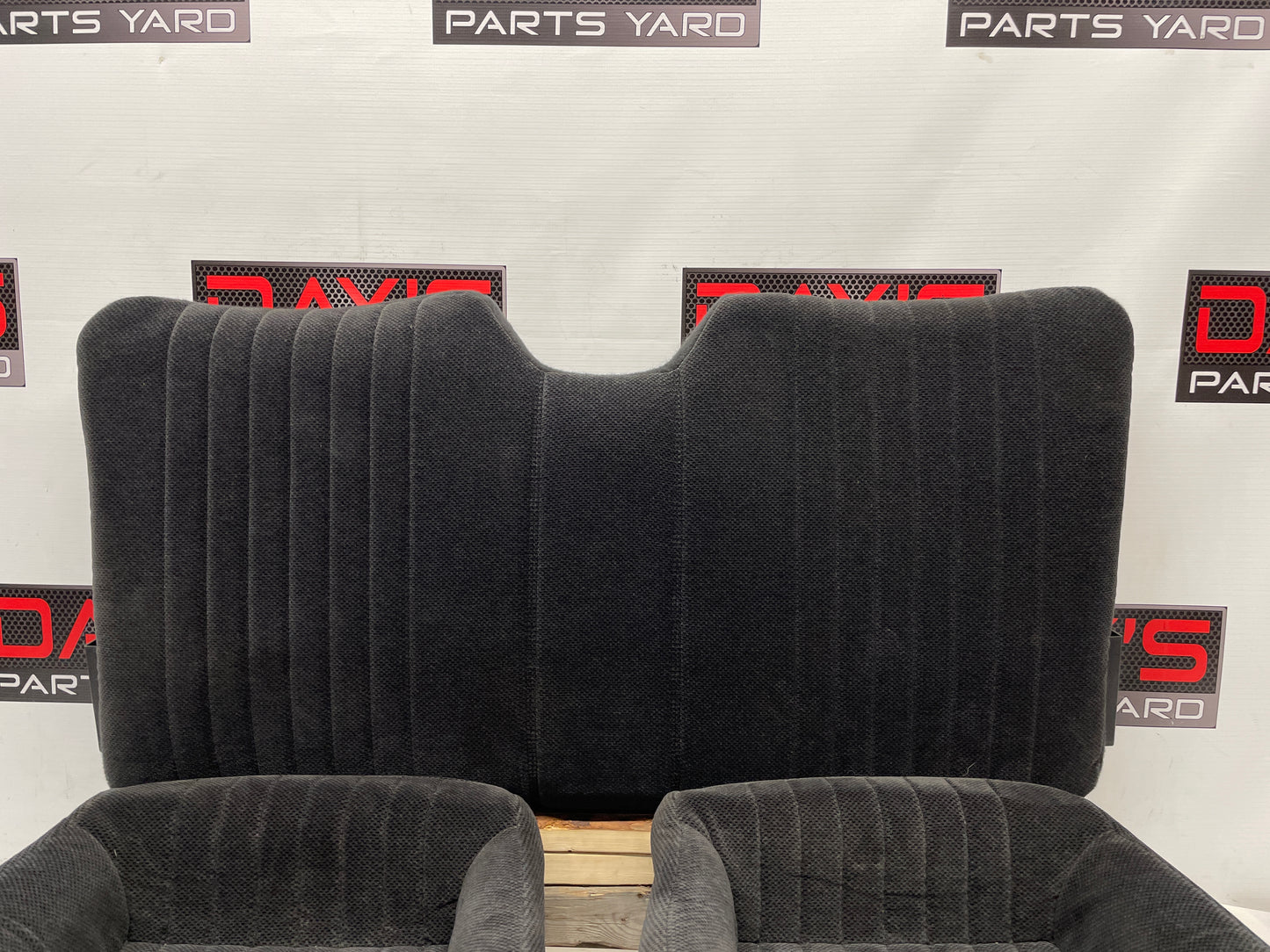 2000 Pontiac Firebird Trans Am Formula Seats Fronts and Rears Ebony Black Cloth OEM