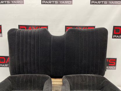 2000 Pontiac Firebird Trans Am Formula Seats Fronts and Rears Ebony Black Cloth OEM