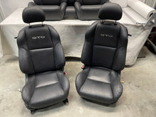 2006 Pontiac GTO Black Leather Seats Fronts and Rears OEM