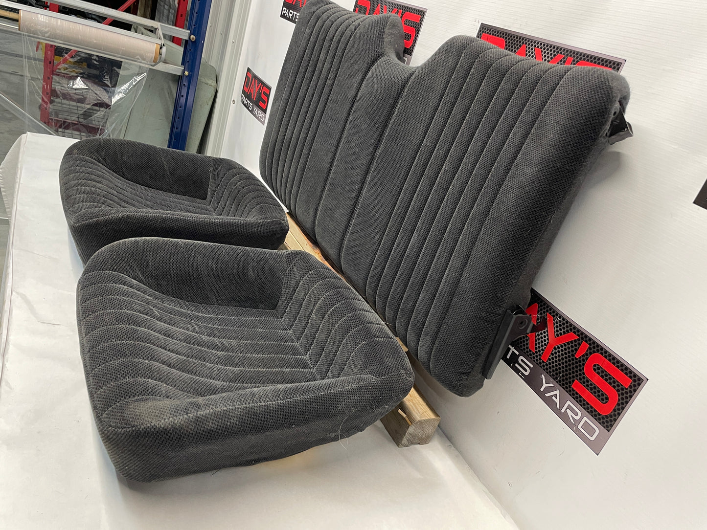 2000 Pontiac Firebird Trans Am Formula Seats Fronts and Rears Ebony Black Cloth OEM