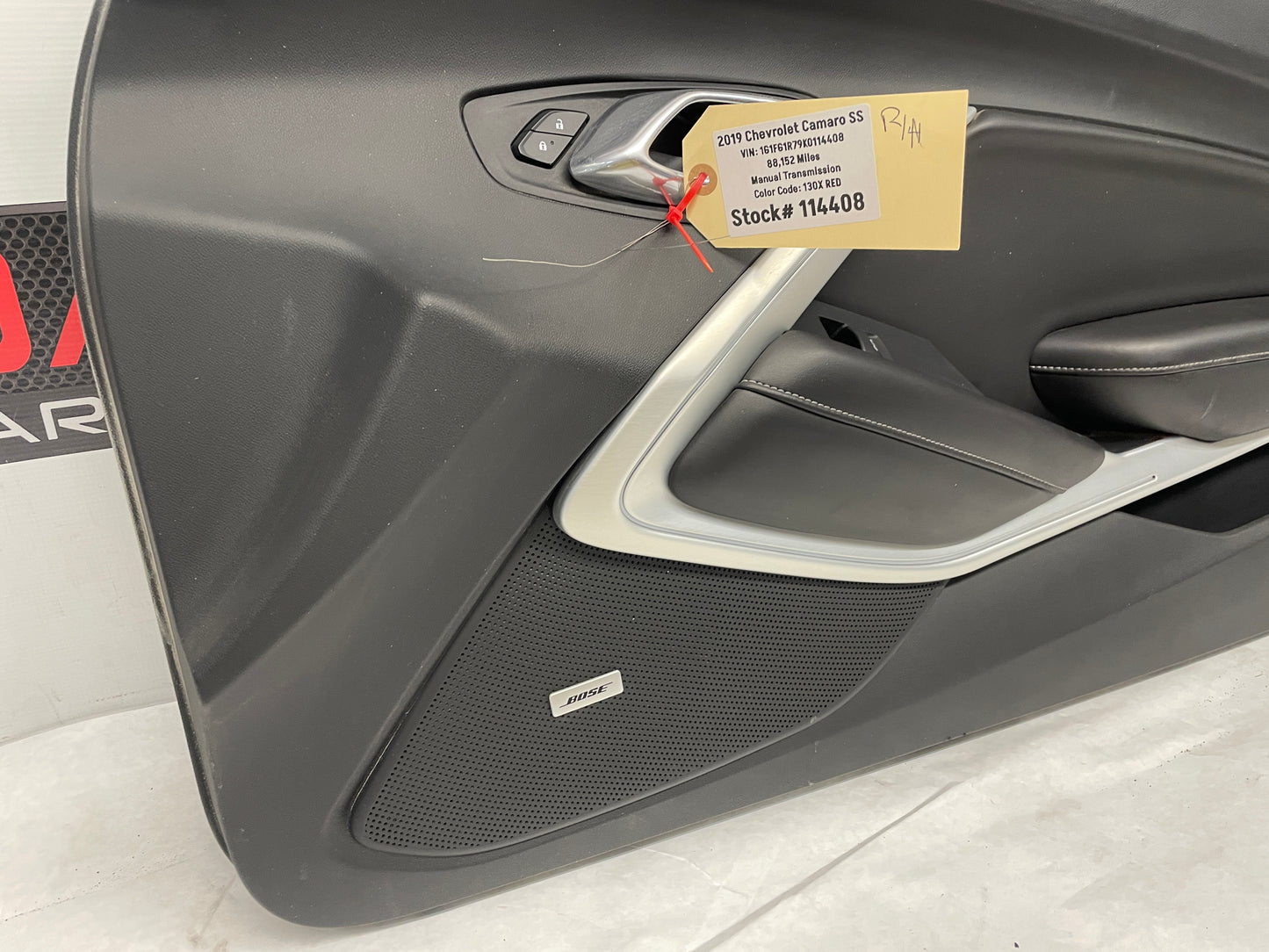 2019 Chevy Camaro SS RH Passenger Front Door Panel OEM - Day's Parts Yard