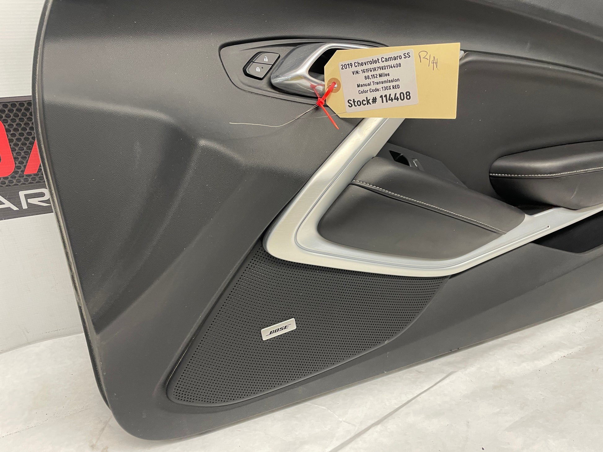 2019 Chevy Camaro SS RH Passenger Front Door Panel OEM - Day's Parts Yard