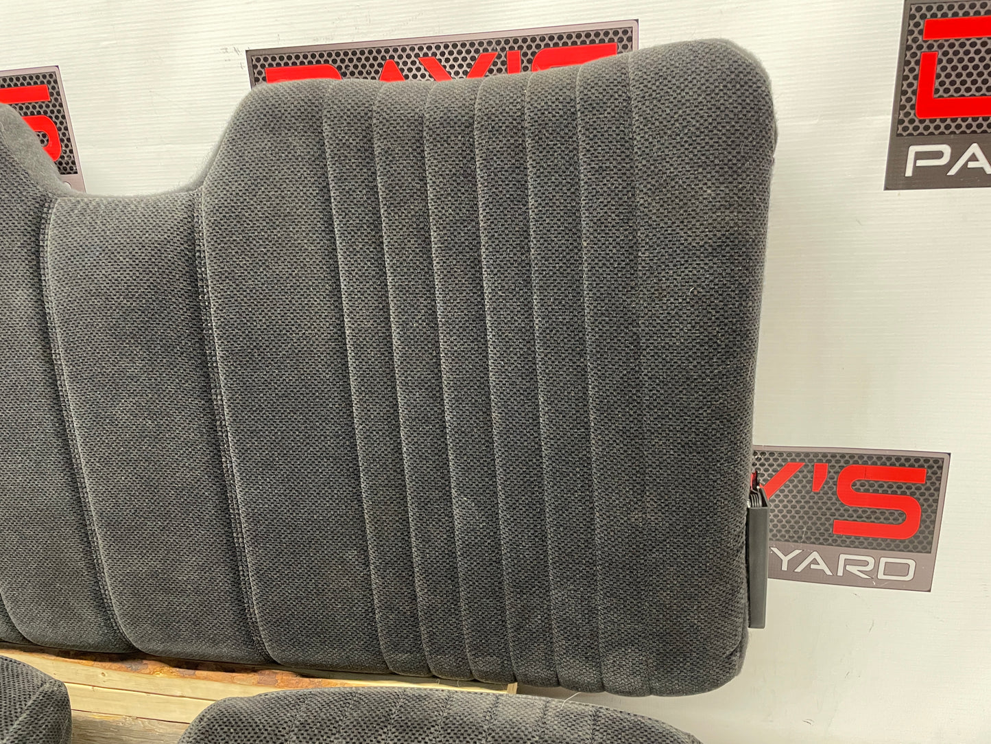 2000 Pontiac Firebird Trans Am Formula Seats Fronts and Rears Ebony Black Cloth OEM