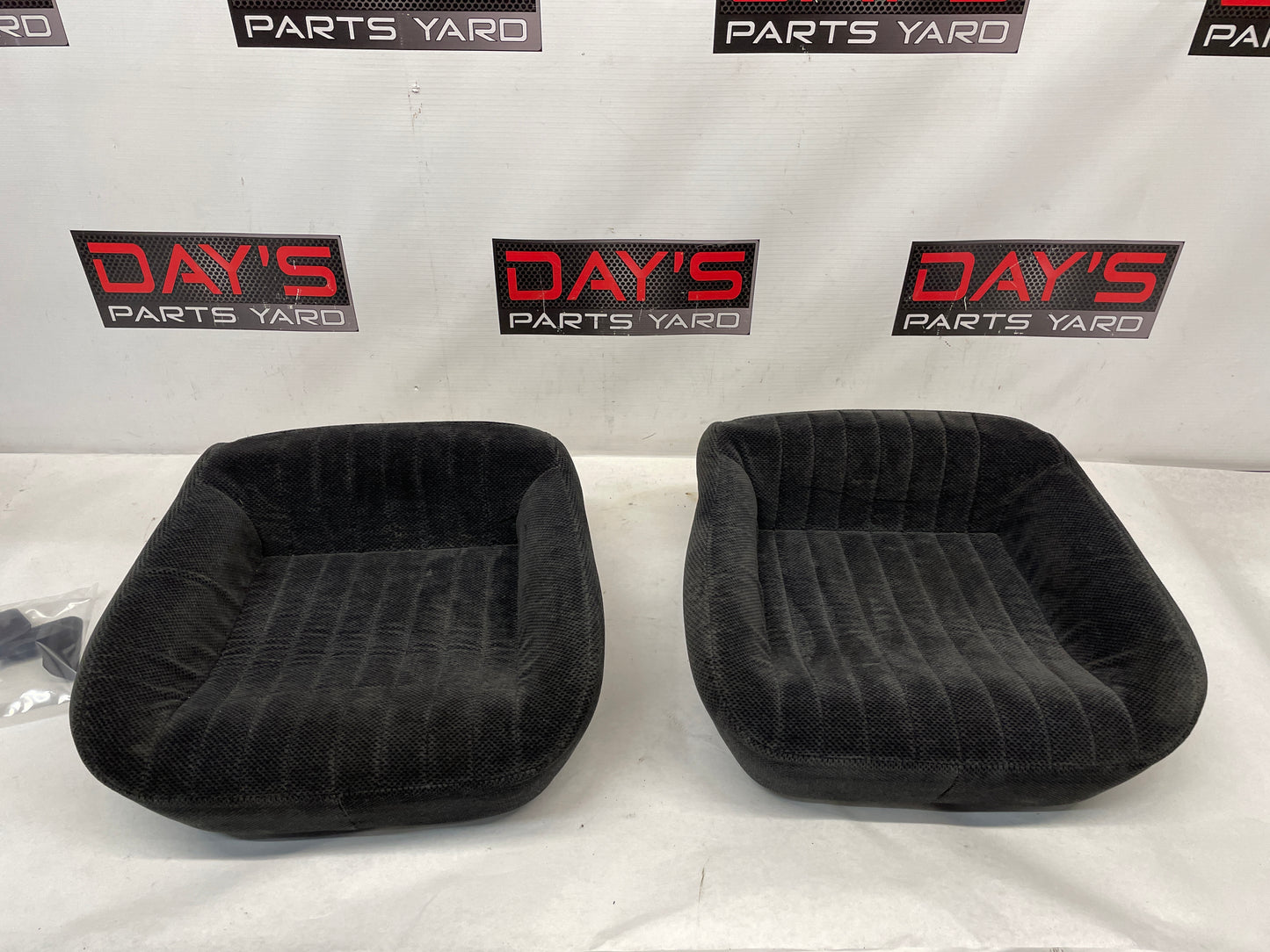 2000 Pontiac Firebird Trans Am Formula Seats Fronts and Rears Ebony Black Cloth OEM