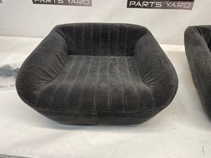 2000 Pontiac Firebird Trans Am Formula Seats Fronts and Rears Ebony Black Cloth OEM