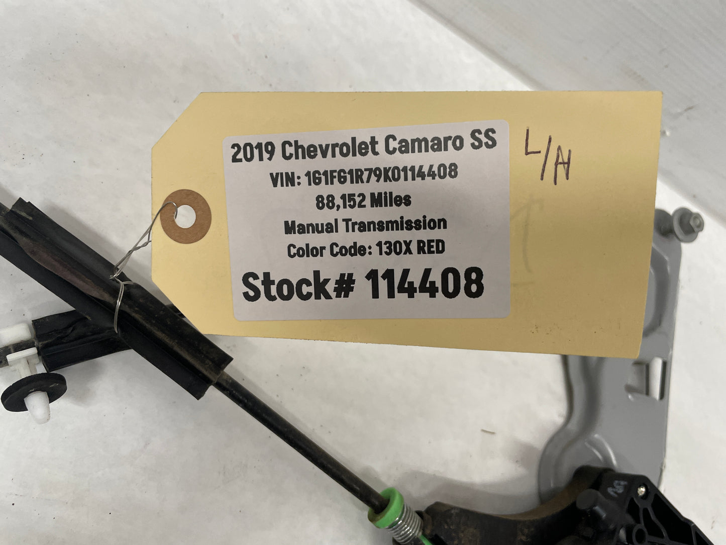2019 Chevy Camaro SS LH Driver Front Window Regulator w/ Motor OEM - Day's Parts Yard