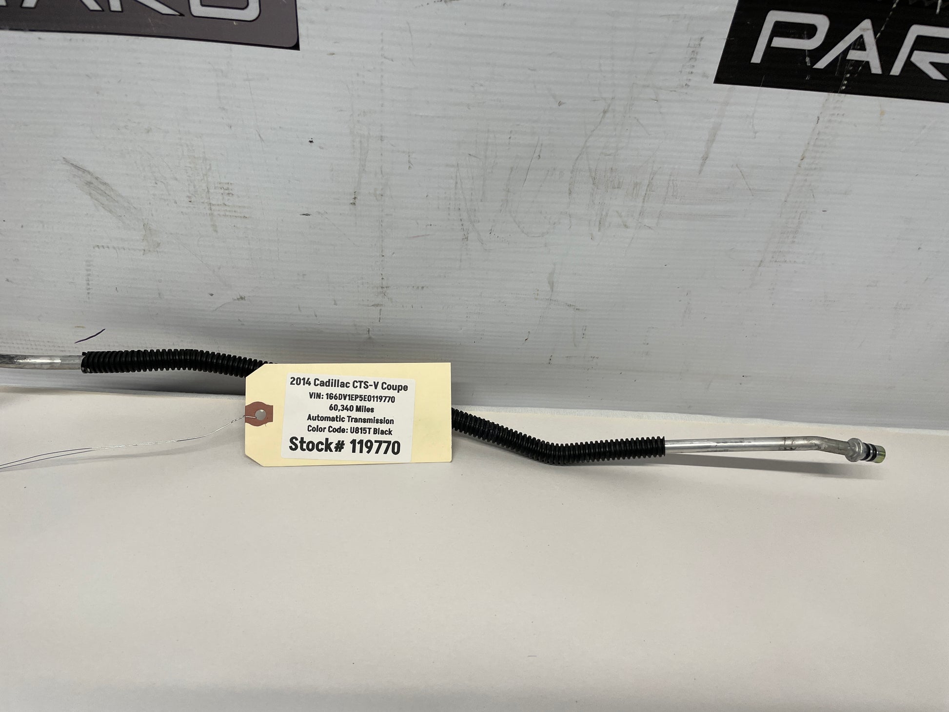 2014 Cadillac CTS-V Coupe AC A/C Line Hose Tube OEM - Day's Parts Yard