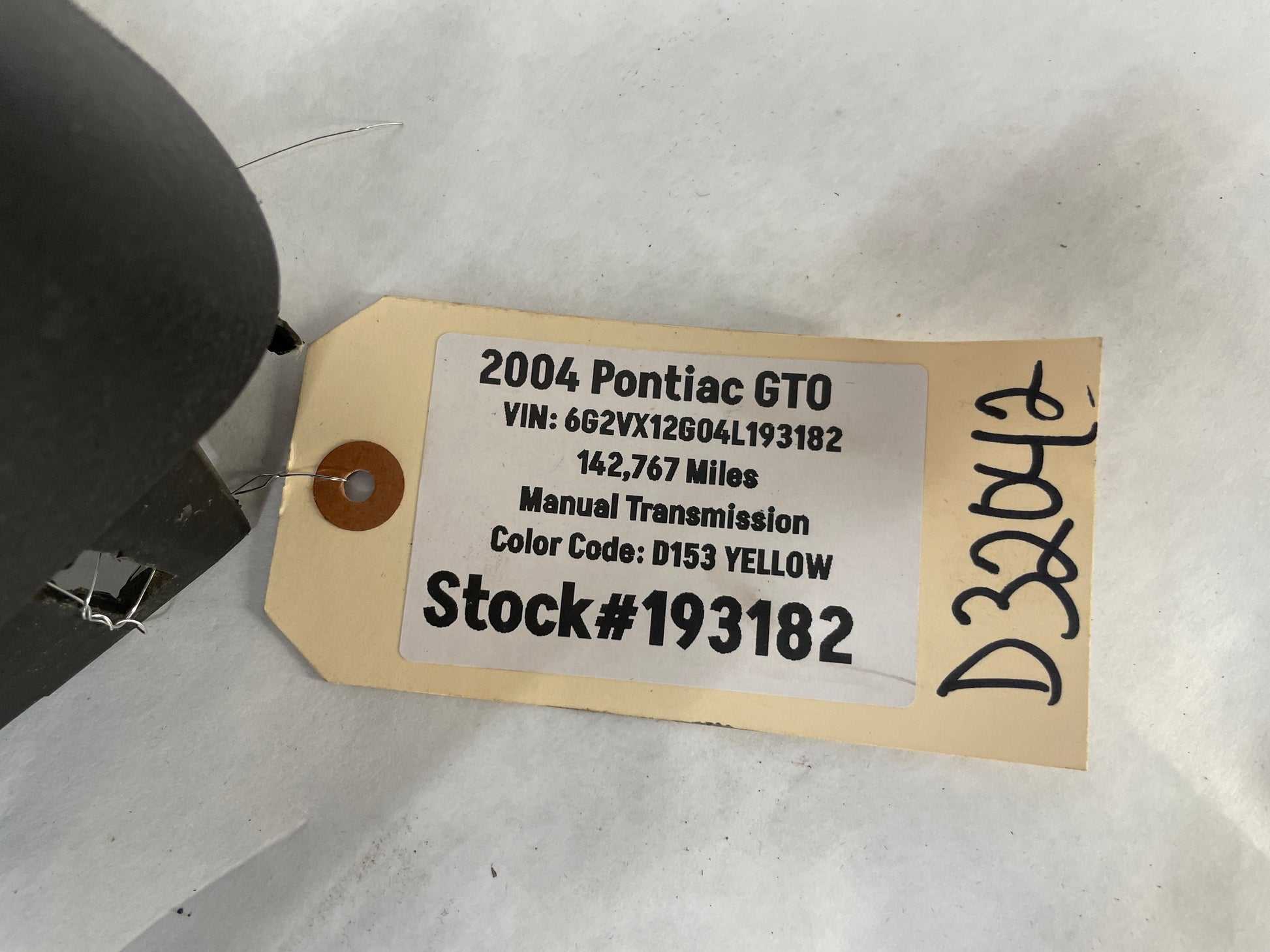 2004 Pontiac GTO LH Driver Rear Interior Quarter Door Panel Trim Black OEM - Day's Parts Yard