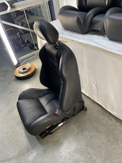 2005 Pontiac GTO Seats Front and Rear Black Leather OEM