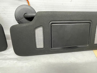 2019 Chevy Camaro SS RH & LH Sunvisors Sun Visors Shades w/ Clips OEM - Day's Parts Yard