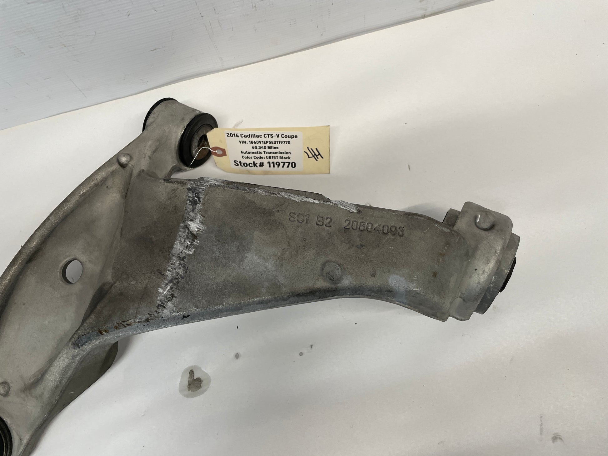 2014 Cadillac CTS-V Coupe LH Driver Front Lower Control Arm OEM - Day's Parts Yard