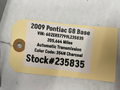 2009 Pontiac G8 Base LH & RH Silver Dash Trim Accent Applique Panel OEM - Day's Parts Yard