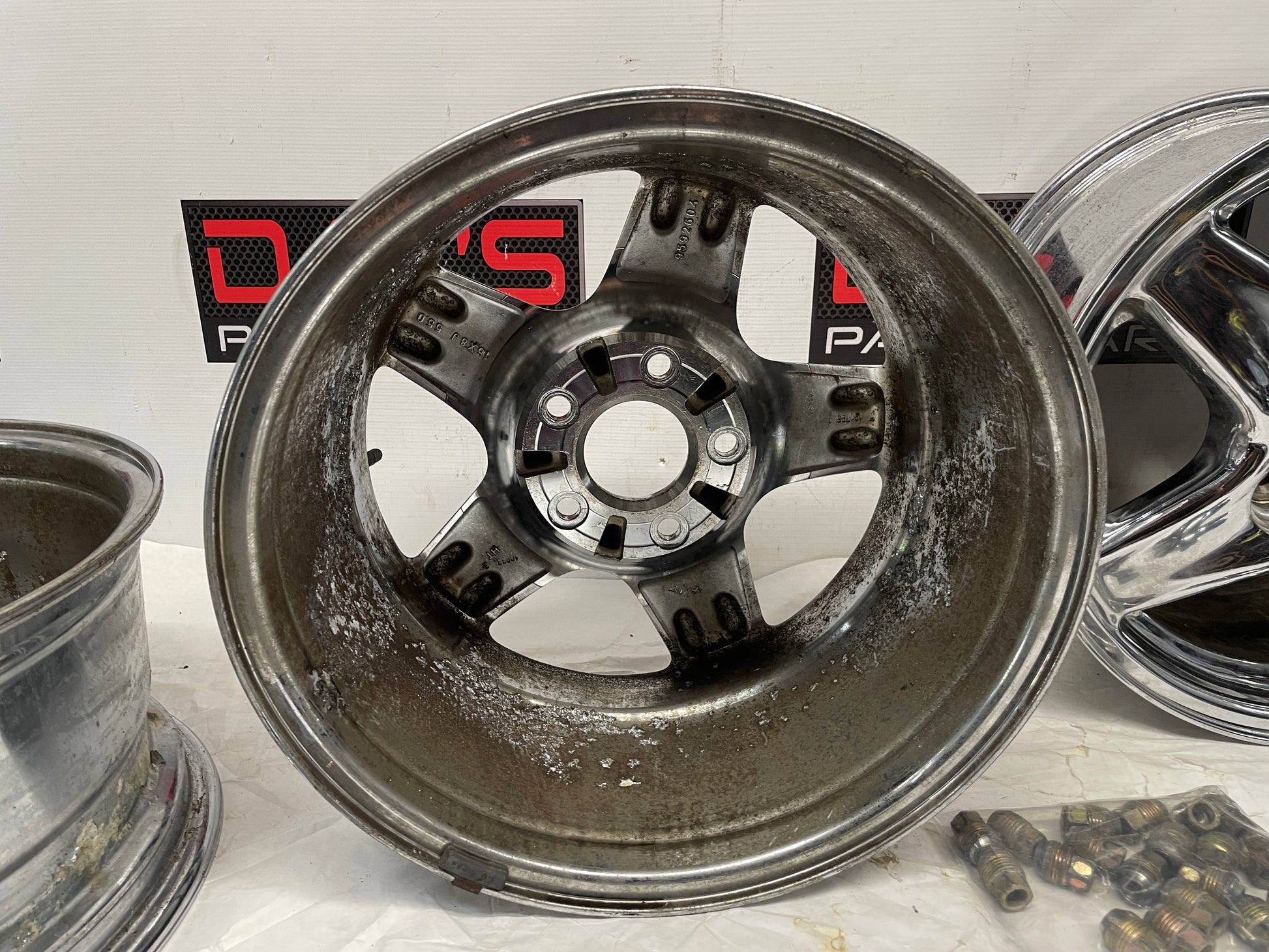 1998 Chevy Camaro Z28 Factory OEM Chrome 16x8 Wheels - Day's Parts Yard