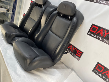 2005 Pontiac GTO Seats Front and Rear Black Leather OEM