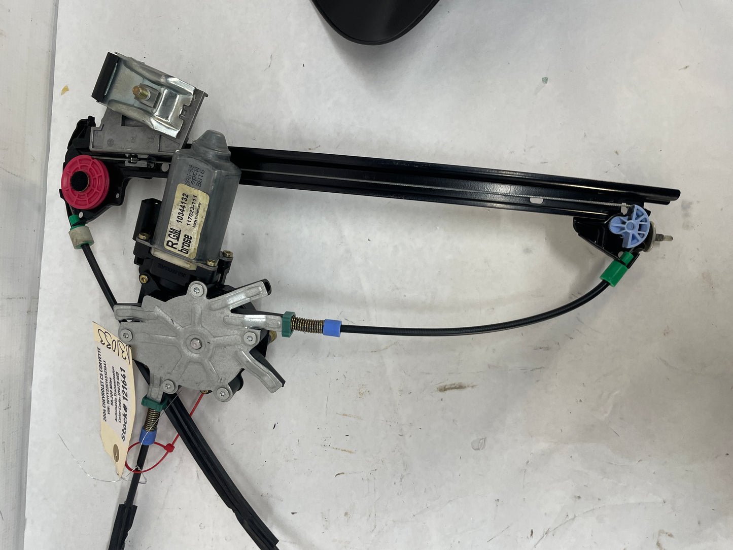 2004 Chevy C5 Corvette RH Passenger Window Regulator w/ Motor OEM - Day's Parts Yard