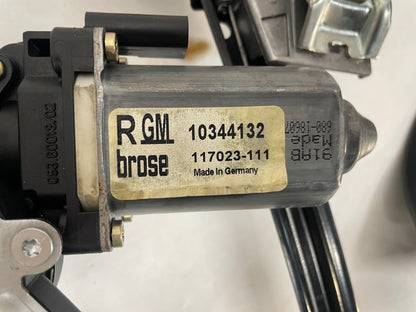 2004 Chevy C5 Corvette RH Passenger Window Regulator w/ Motor OEM - Day's Parts Yard