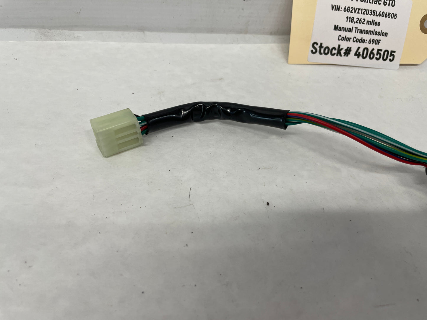 2005 Pontiac GTO LH Driver Tail Light Taillight Wire Wiring Harness OEM - Day's Parts Yard