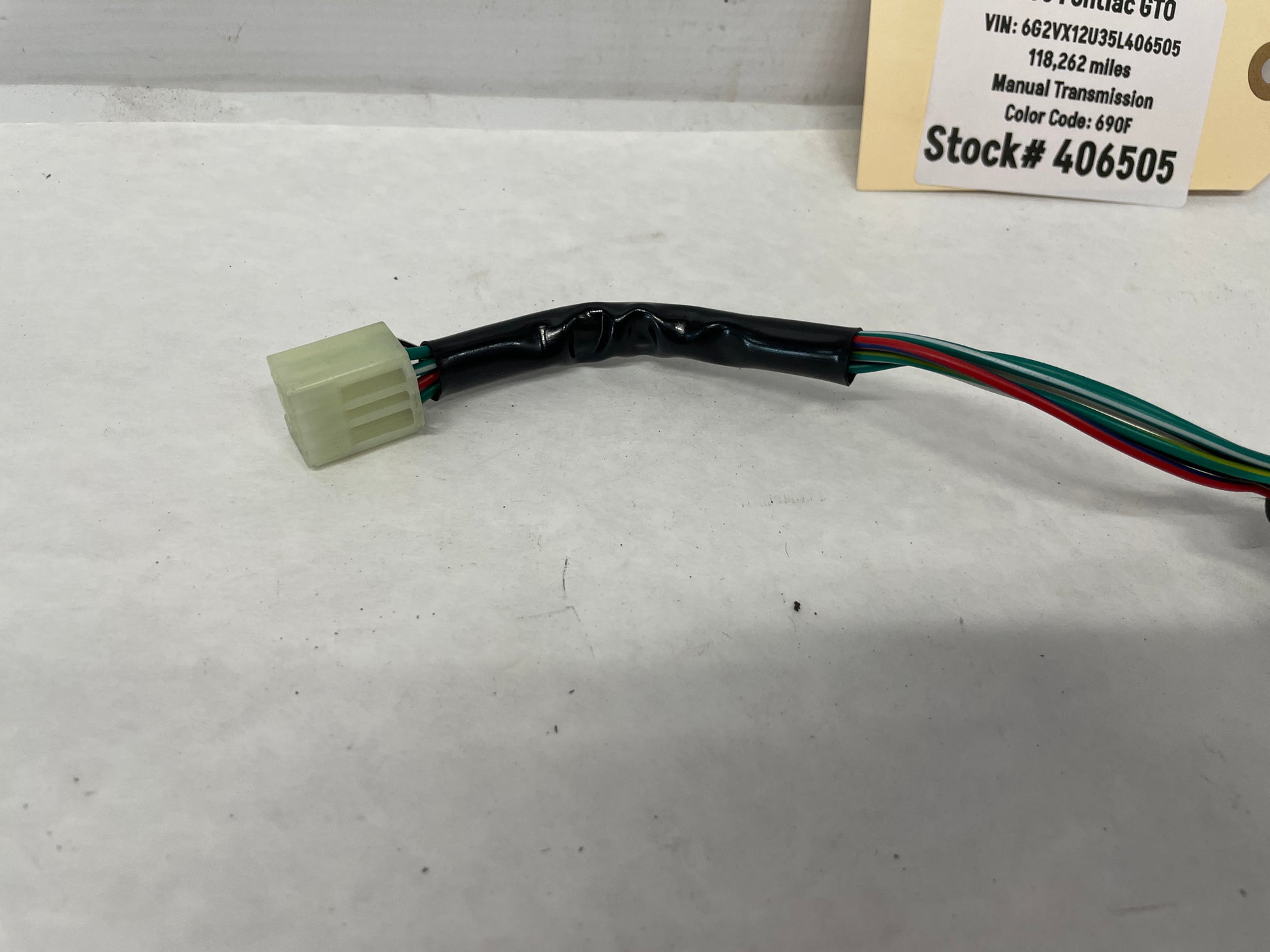 2005 Pontiac GTO LH Driver Tail Light Taillight Wire Wiring Harness OEM - Day's Parts Yard