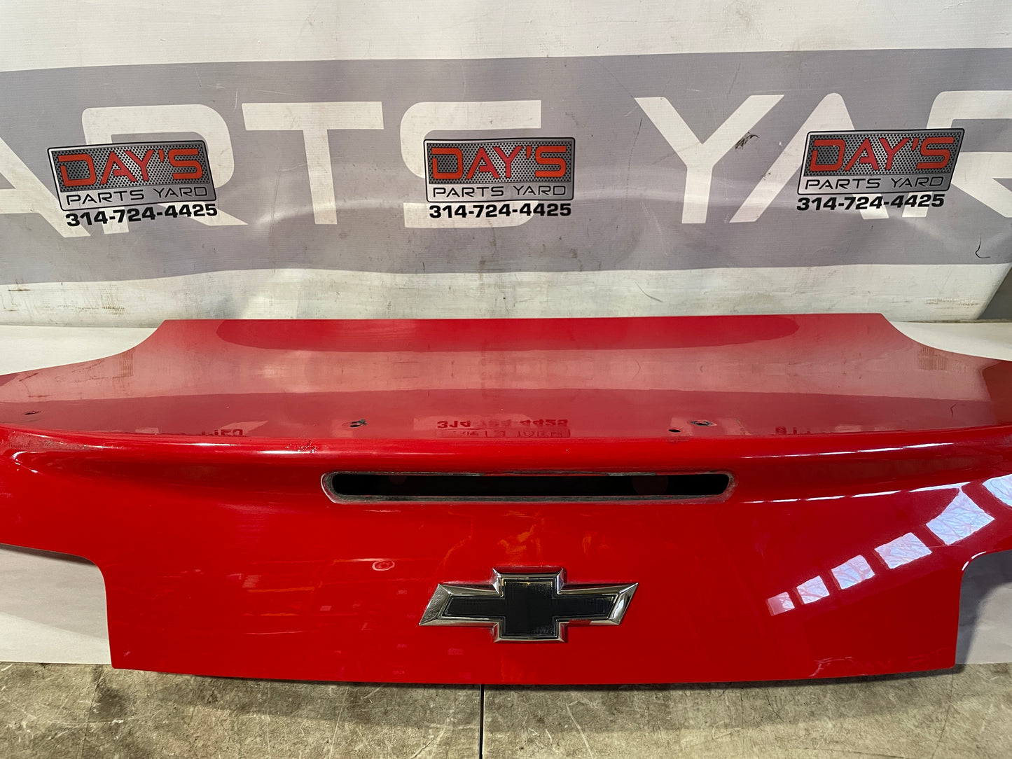 2015 Chevy Camaro SS 1LE Trunk Deck Lid Red OEM