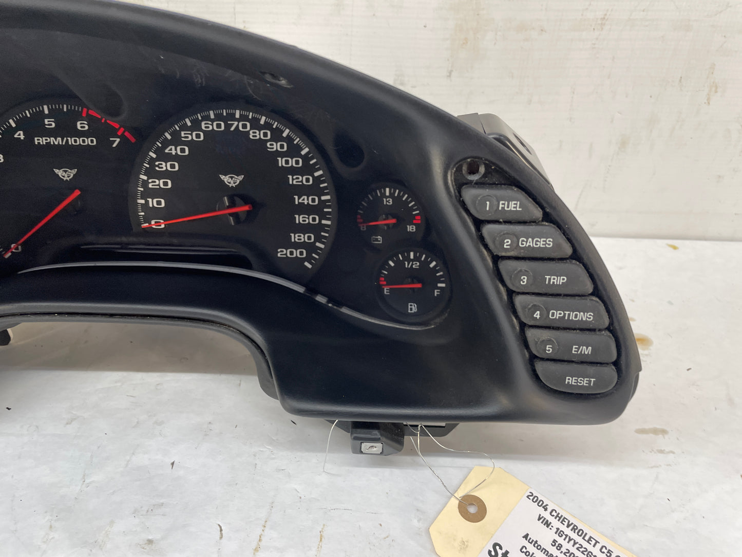2004 Chevy C5 Corvette Instrument Speedometer Gauge Cluster OEM - Day's Parts Yard