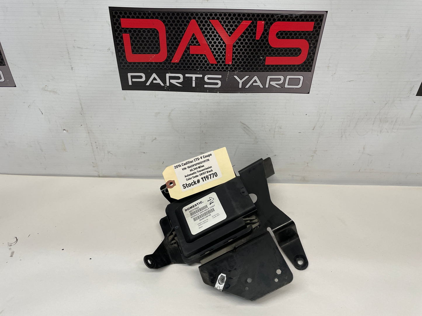 2014 Cadillac CTS-V Coupe Head Light Lamp Leveling Control Module OEM