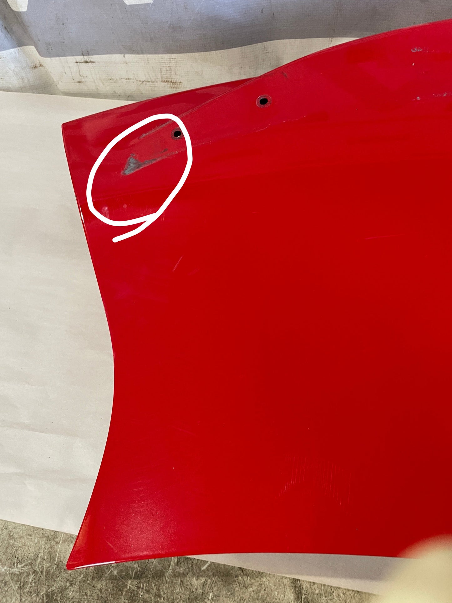 2015 Chevy Camaro SS 1LE Trunk Deck Lid Red OEM
