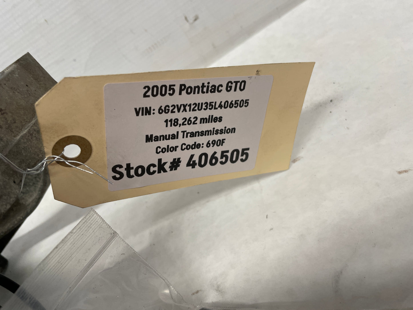 2005 Pontiac GTO AC A/C Air Conditioner Compressor Bracket Mount OEM - Day's Parts Yard