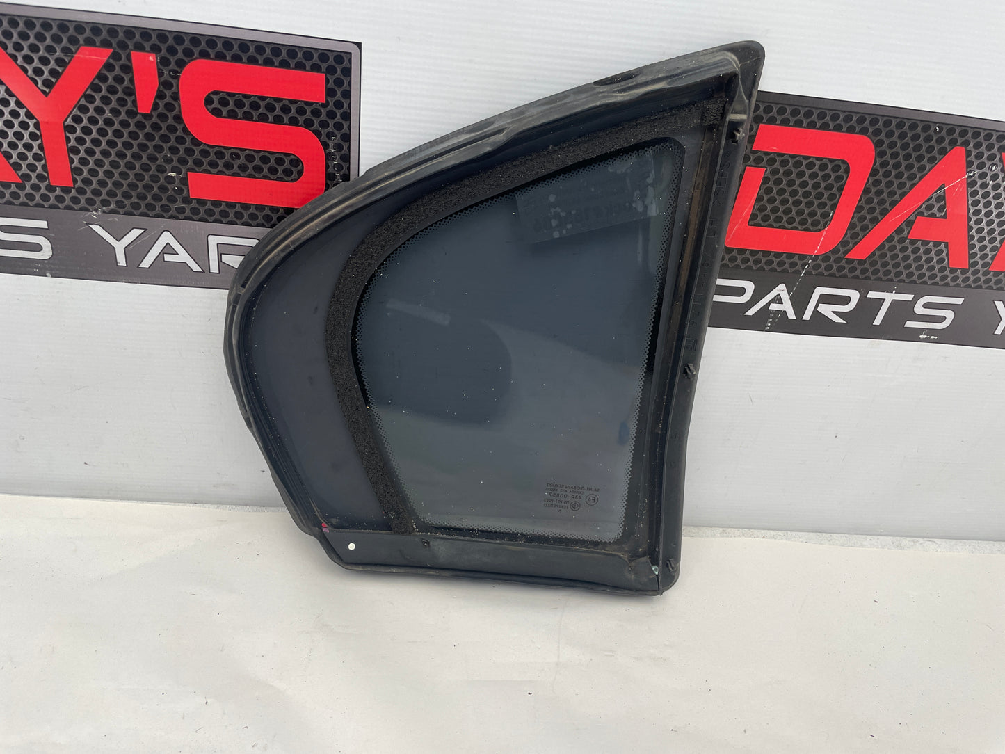 2009 Pontiac G8 GT Rear LH Driver Quarter Window Glass OEM - Day's Parts Yard