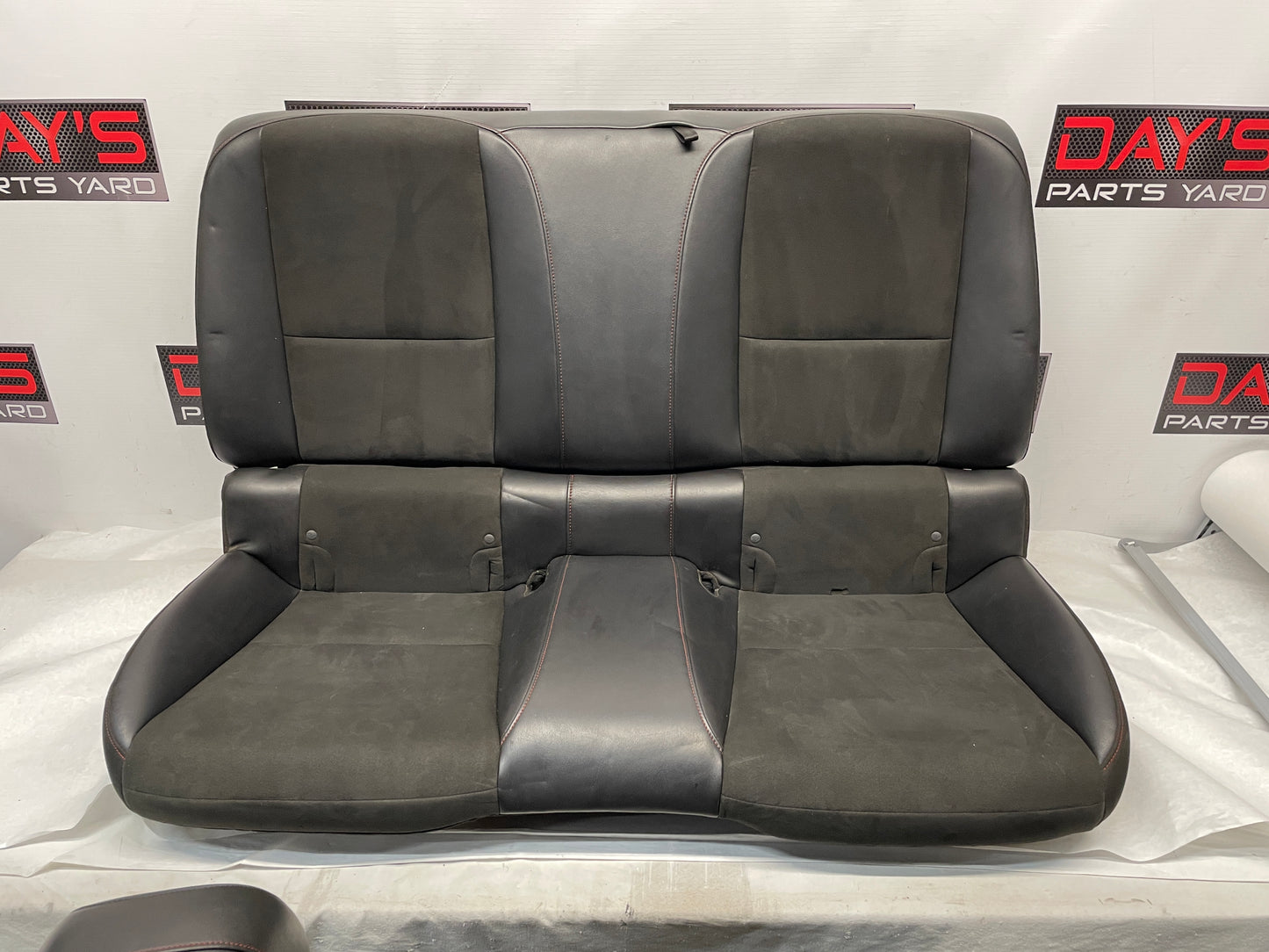 2012 Chevy Camaro ZL1 Seats Front and Rears Black Leather Suede OEM - Day's Parts Yard