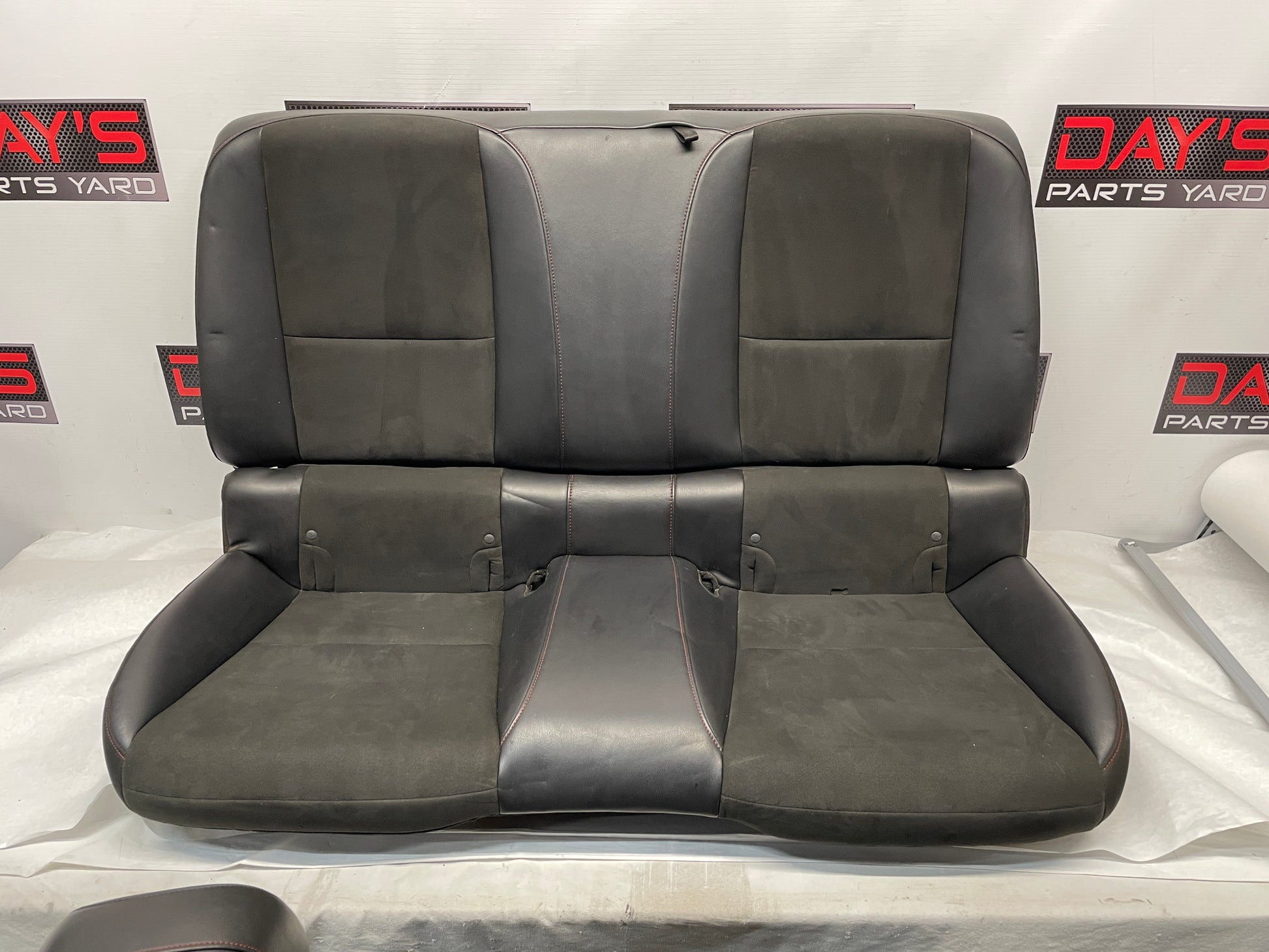 2012 Chevy Camaro ZL1 Seats Front and Rears Black Leather Suede OEM - Day's Parts Yard
