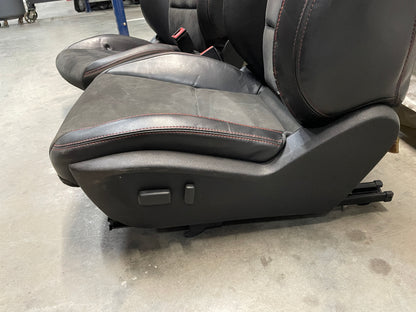 2012 Chevy Camaro ZL1 Seats Front and Rears Black Leather Suede OEM - Day's Parts Yard