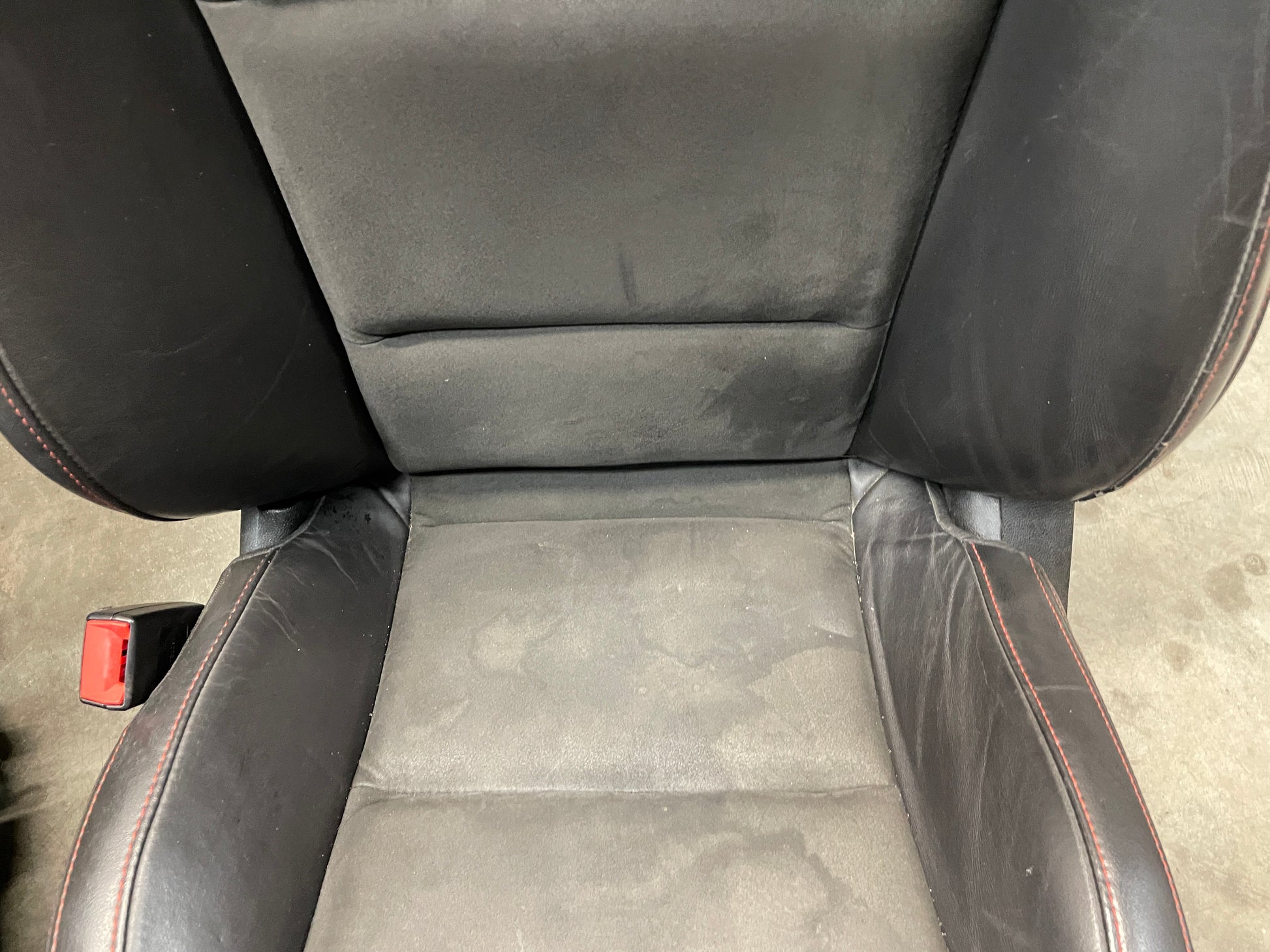 2012 Chevy Camaro ZL1 Seats Front and Rears Black Leather Suede OEM - Day's Parts Yard