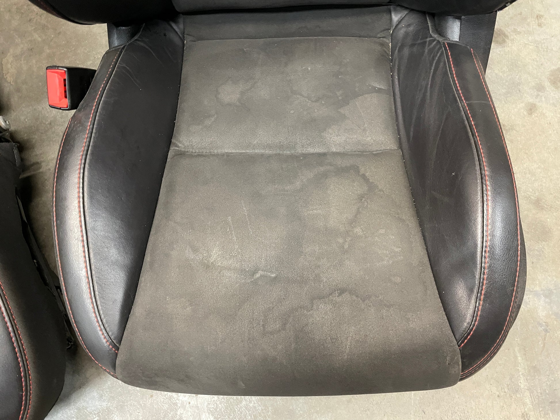 2012 Chevy Camaro ZL1 Seats Front and Rears Black Leather Suede OEM - Day's Parts Yard