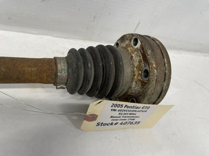 2005 Pontiac GTO RH Passenger Rear CV Axle Half Shaft OEM