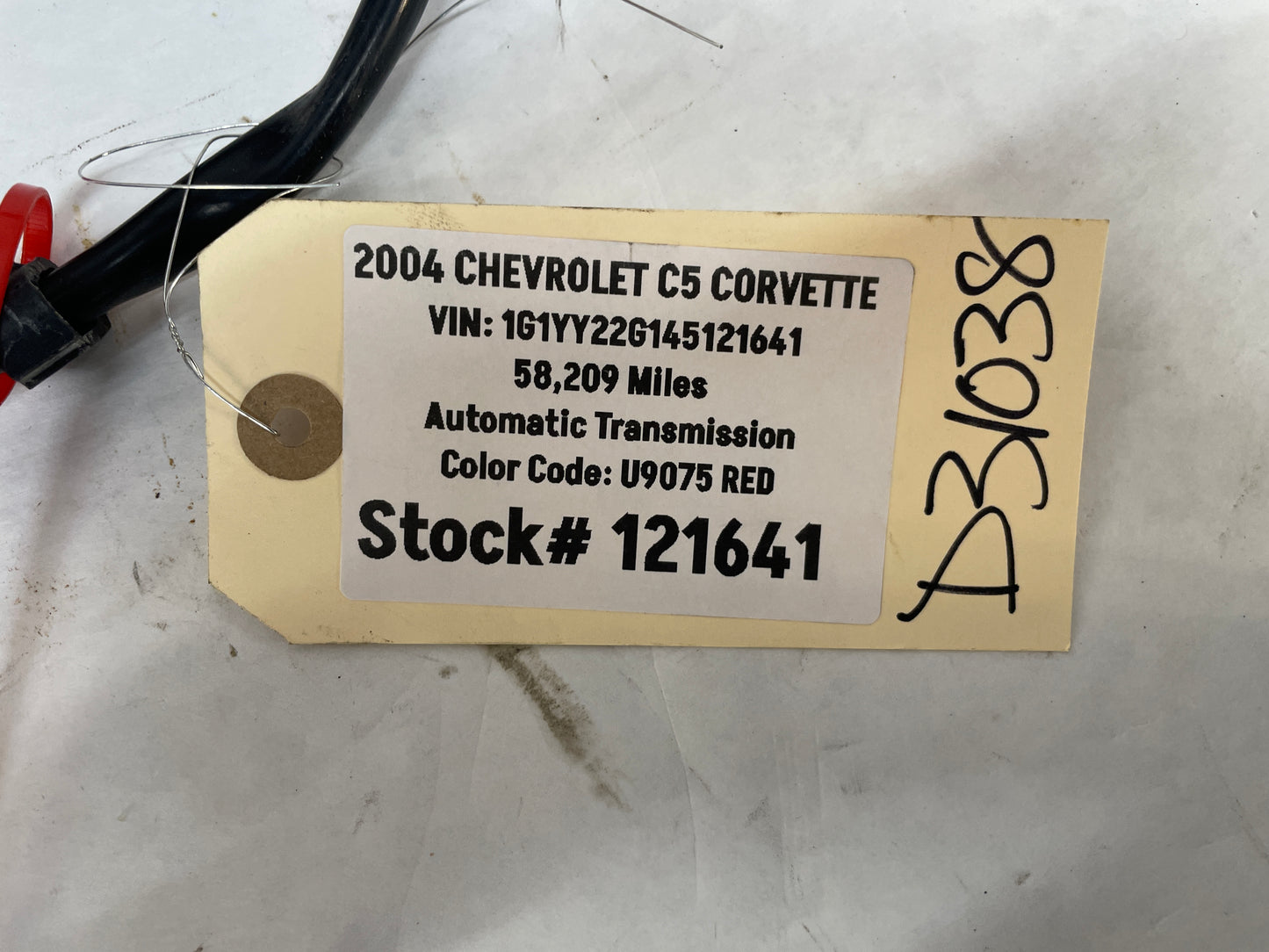 2004 Chevy C5 Corvette RH Passenger Exterior Out Side Mirror Black w/ Memory Red OEM - Day's Parts Yard