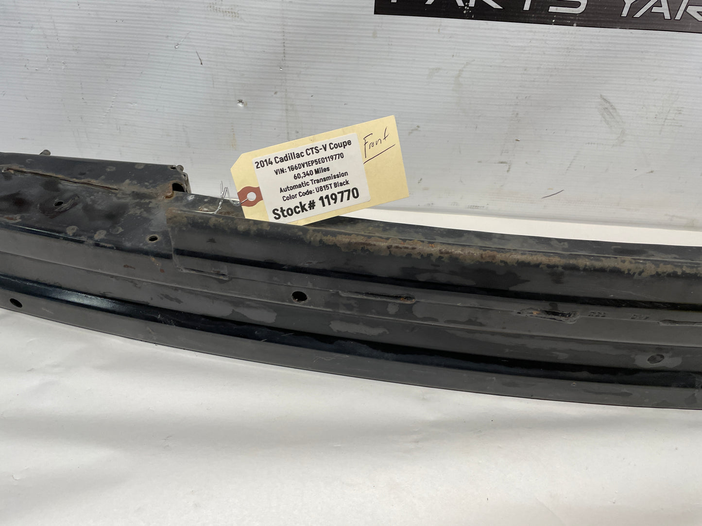 2014 Cadillac CTS-V Coupe Front Bumper Reinforcement Impact Bar OEM