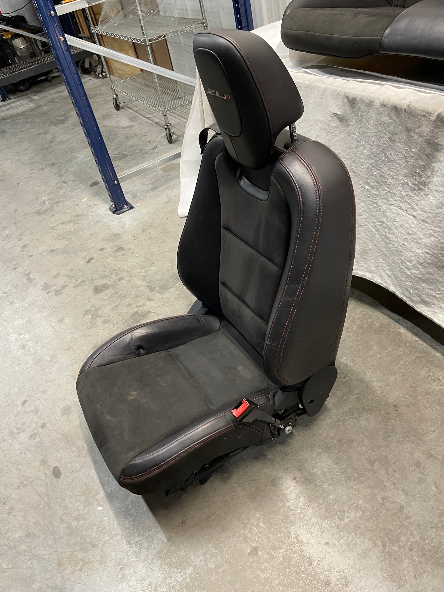2012 Chevy Camaro ZL1 Seats Front and Rears Black Leather Suede OEM - Day's Parts Yard