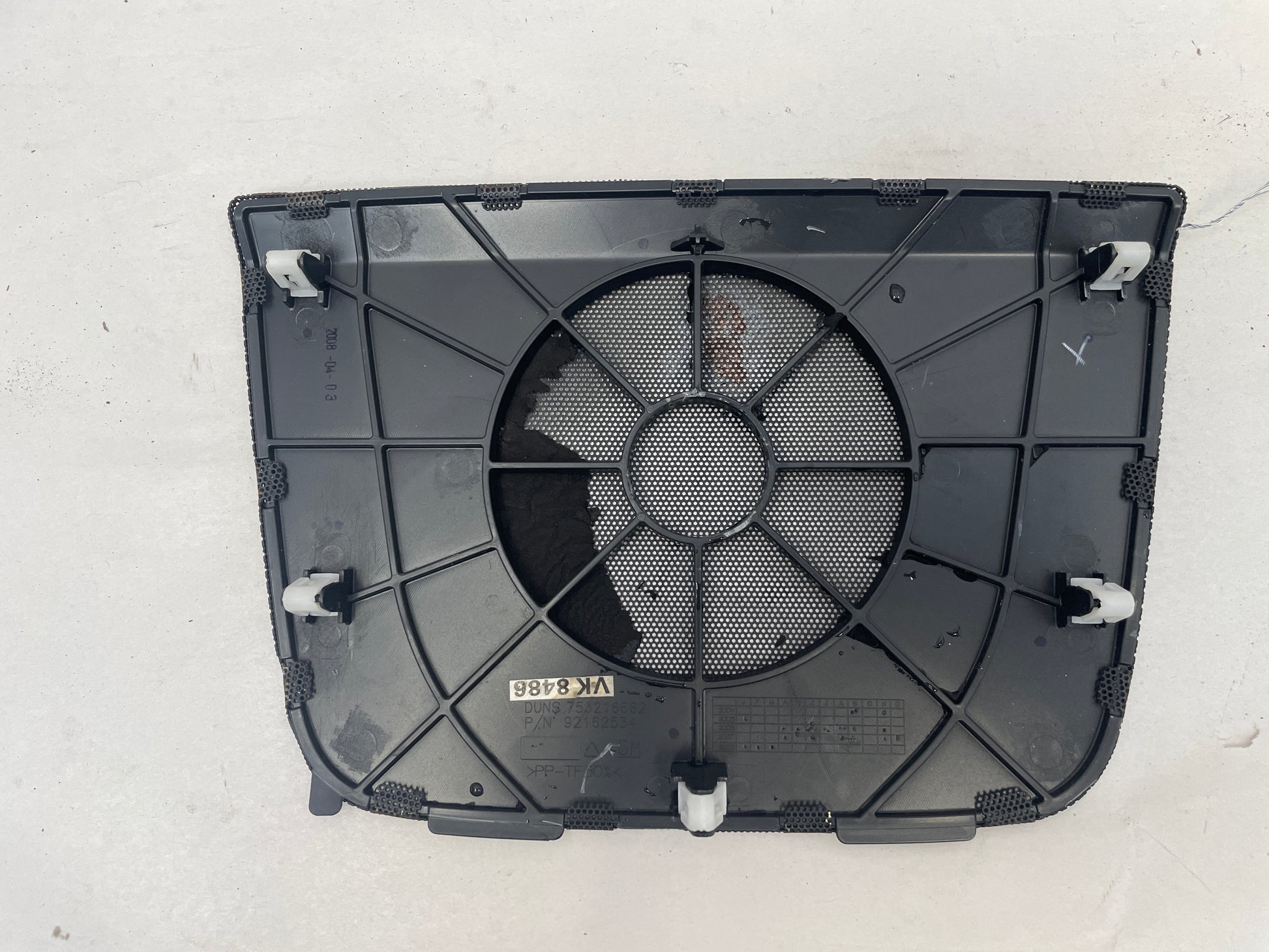 2009 Pontiac G8 Center Dash Speaker Cover Grille OEM - Day's Parts Yard