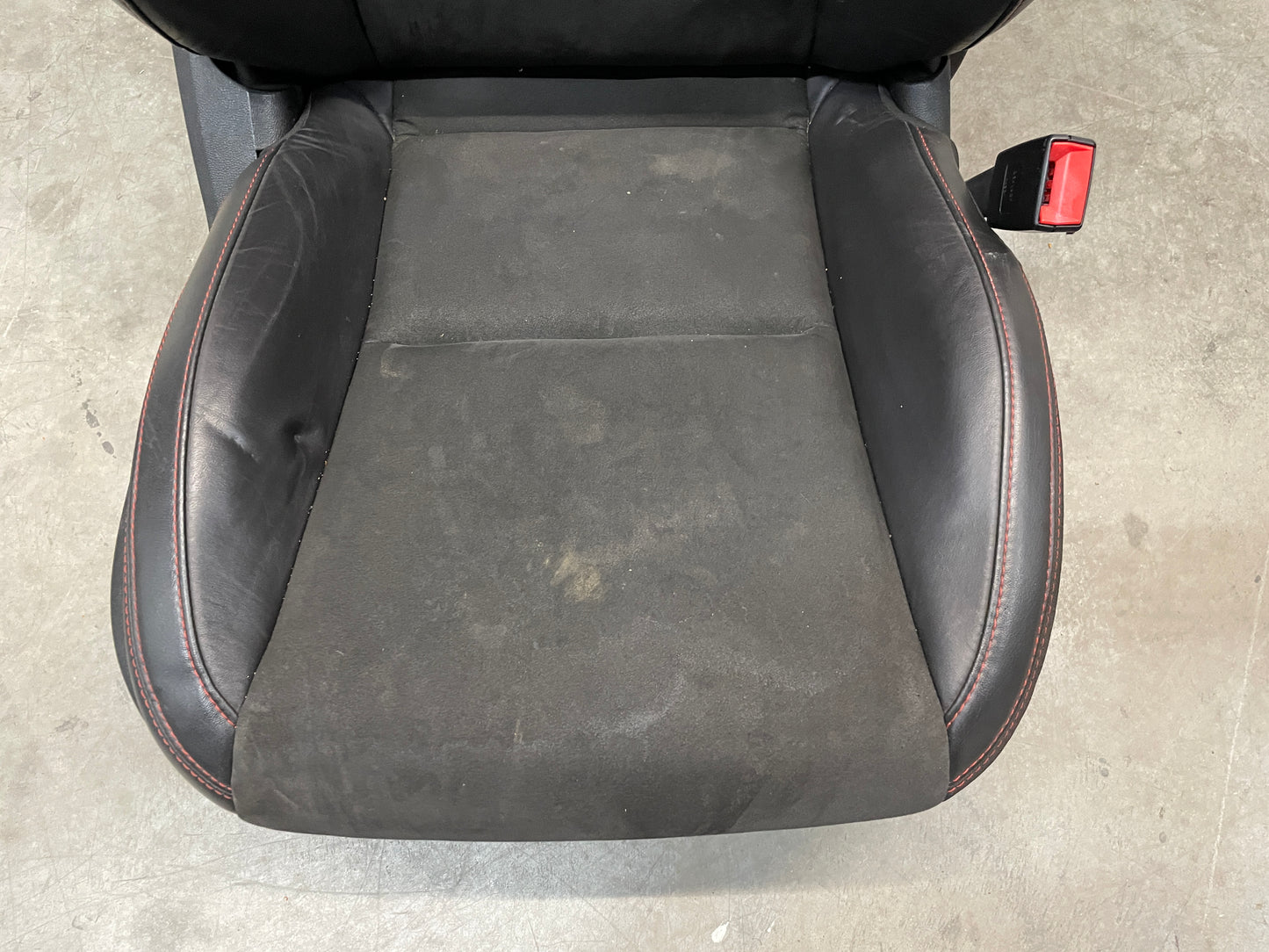 2012 Chevy Camaro ZL1 Seats Front and Rears Black Leather Suede OEM - Day's Parts Yard